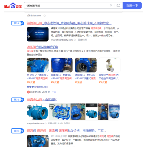 专业阀门网站建设：“调流调压阀”网站优化